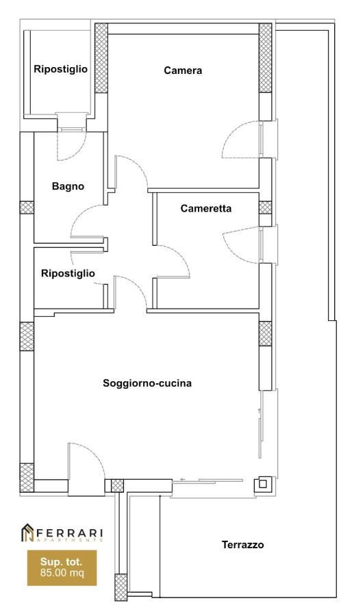 Ferrari Apartments Ponente Caorle Zewnętrze zdjęcie